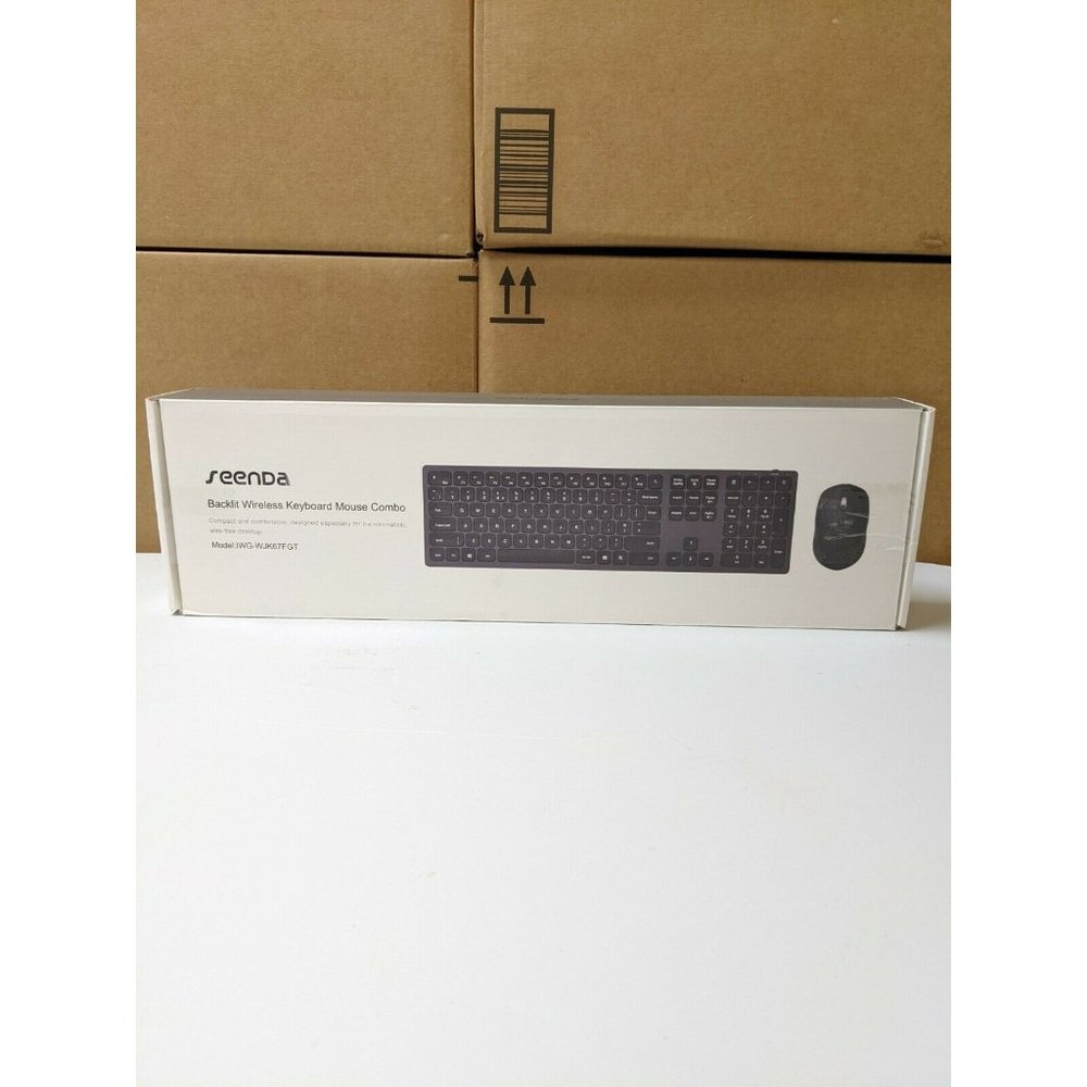 Seenda Backlit Wireless Keyboard Combo with Mouse